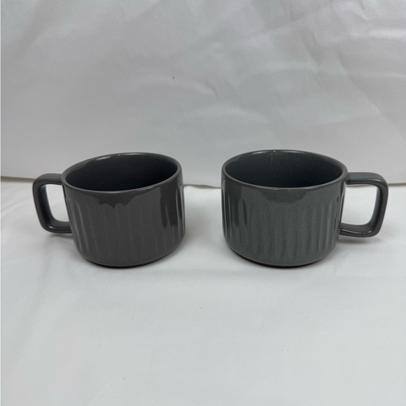 Hearth and Hand with Magnolia Gray Ceramic Mugs Set - Picture 1 of 5